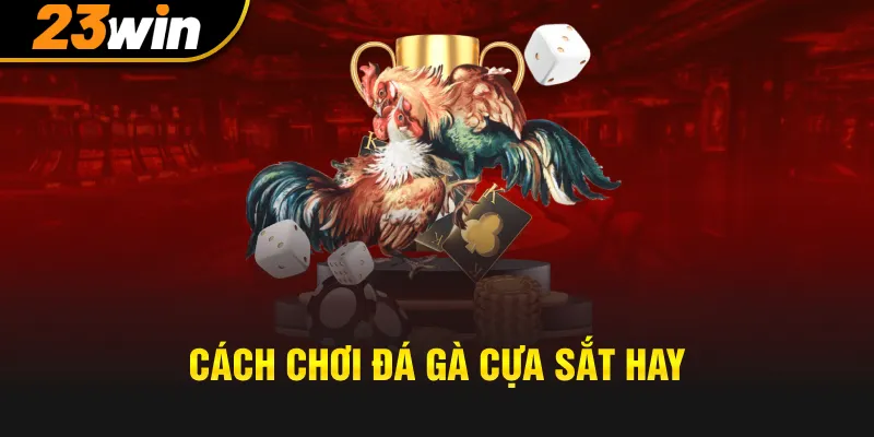 Cách chơi đá gà cựa sắt hay